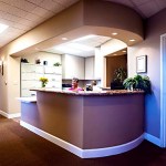 reception desk at James Mata DDS