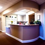 reception desk at James Mata DDS