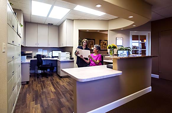 reception area at James Mata DDS