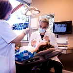 patient receiving dental work
