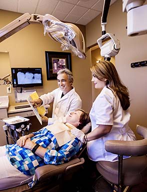 patient receiving dental care from James Mata DDS
