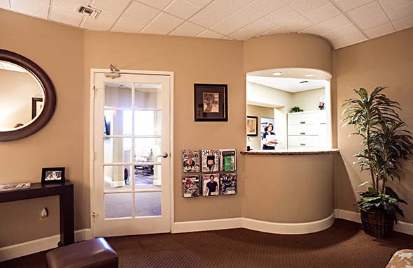 front desk at James Mata DDS